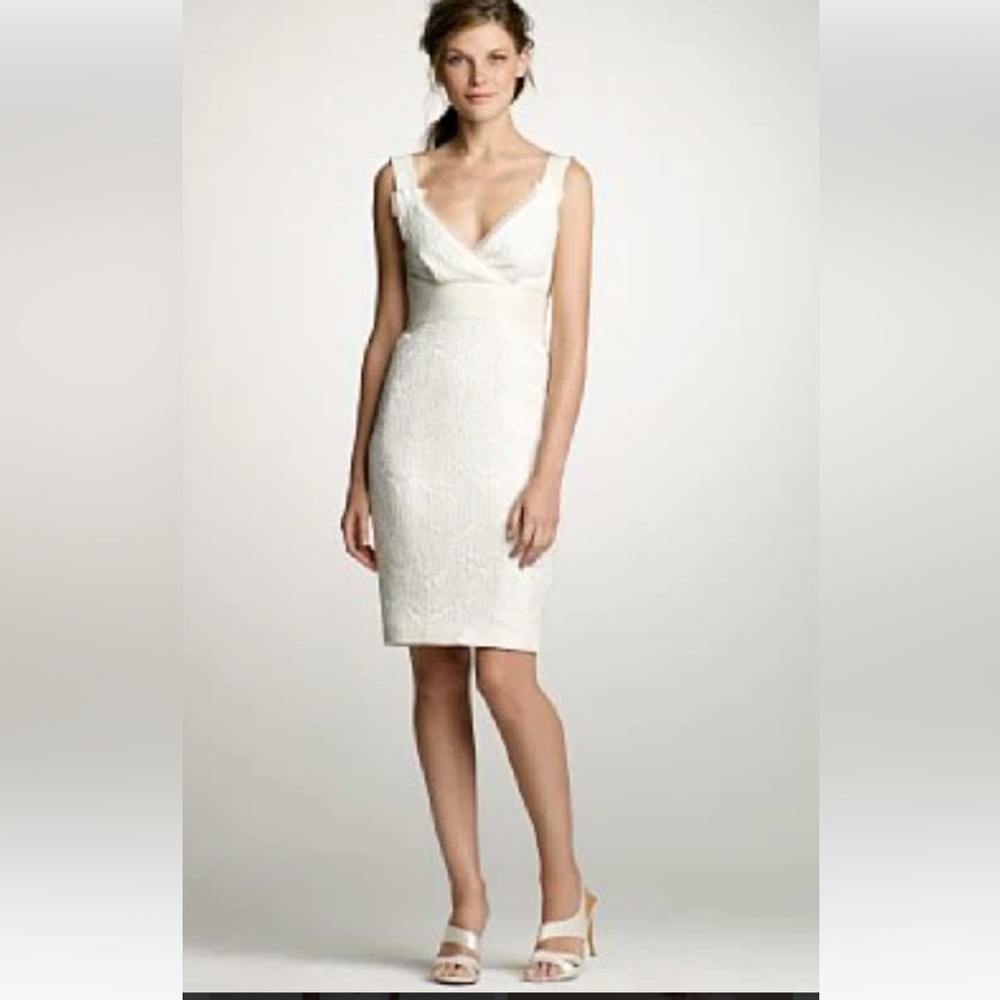 J Crew rustic Chic wedding dress